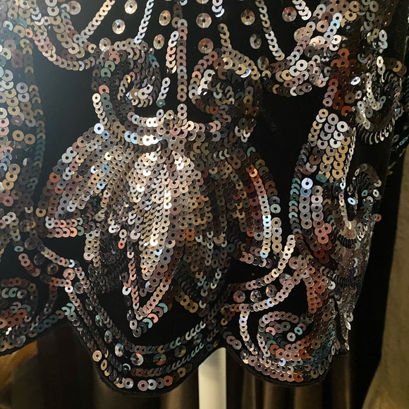 Express sequin & velour dressy dress - Picture 8 of 15